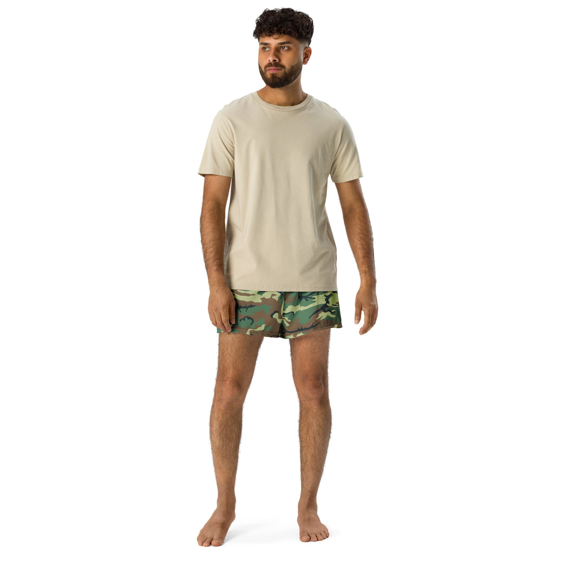 Chinese Type 99 Woodland CAMO Unisex Athletic Shorts