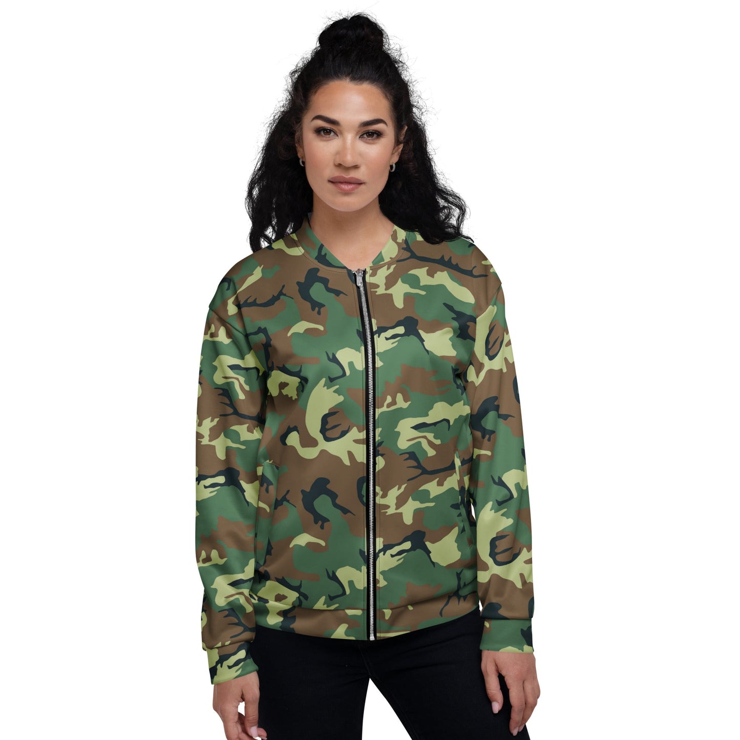 Chinese Type 99 Woodland CAMO Unisex Bomber Jacket