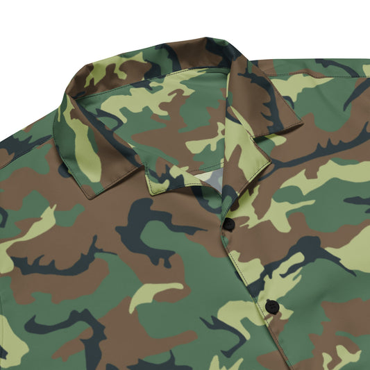 Chinese Type 99 Woodland CAMO Unisex button shirt - Button Shirts