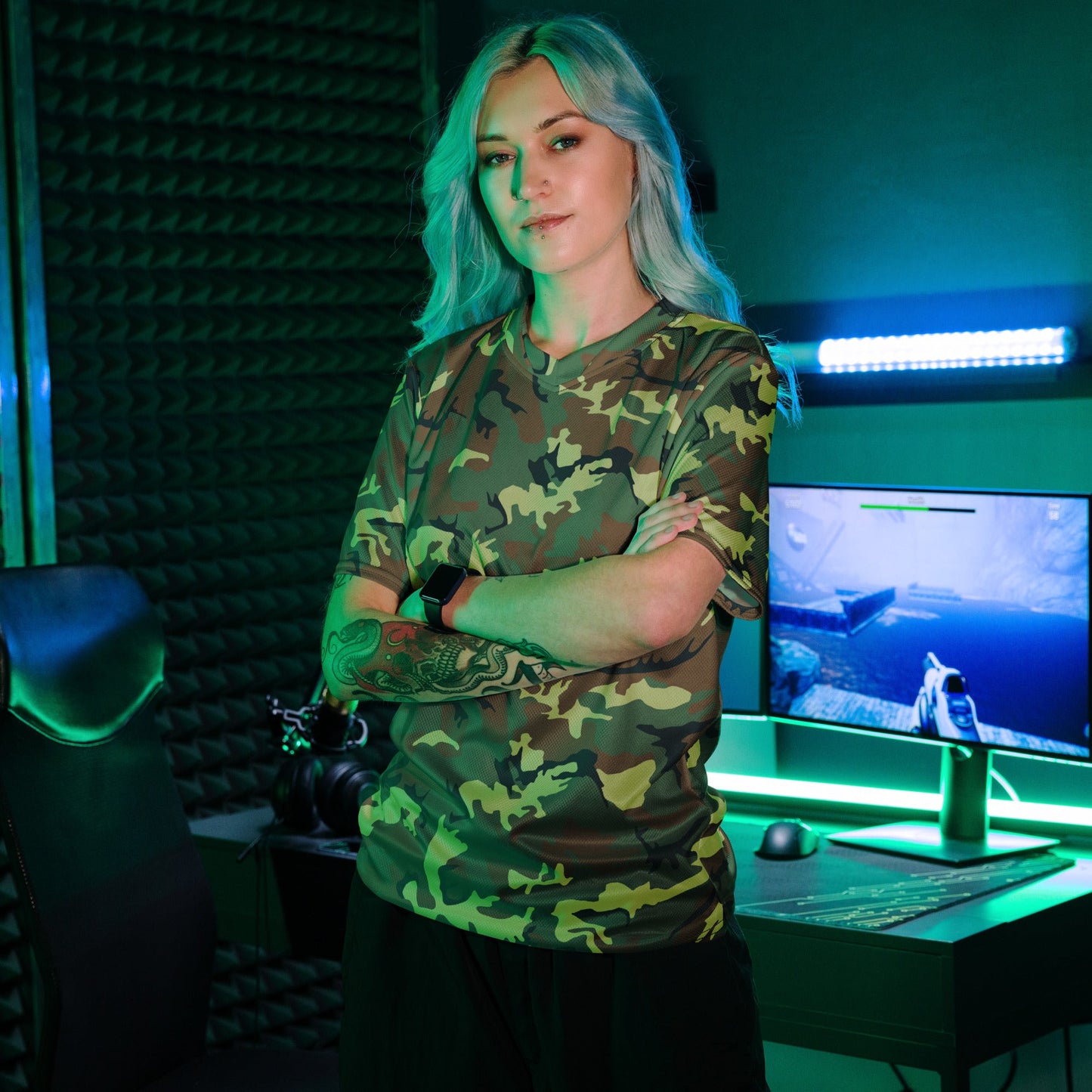 Chinese Type 99 Woodland CAMO unisex sports jersey - Sports Jerseys