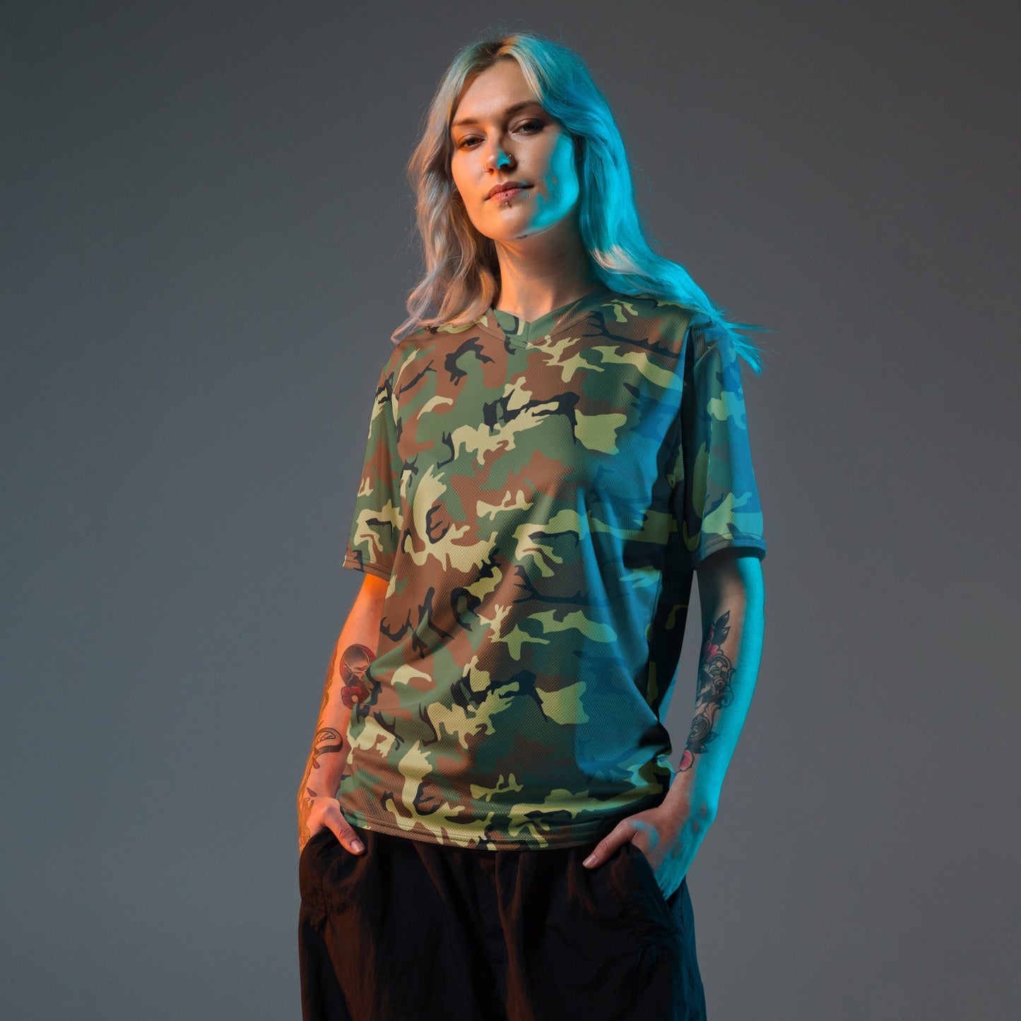 Chinese Type 99 Woodland CAMO unisex sports jersey - Sports Jerseys