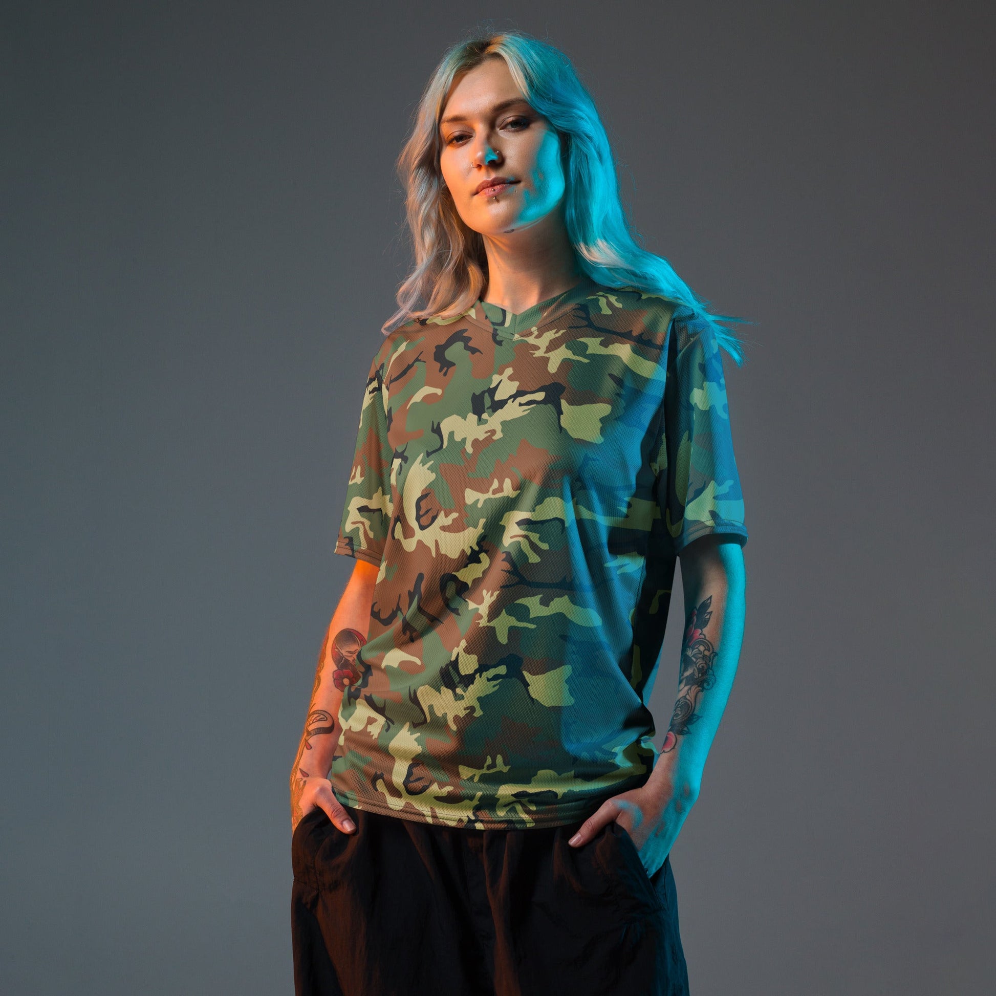 Chinese Type 99 Woodland CAMO unisex sports jersey - Sports Jerseys