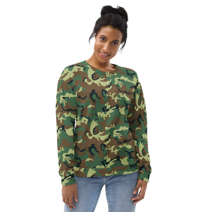 Chinese Type 99 Woodland CAMO Unisex Sweatshirt - Sweatshirts