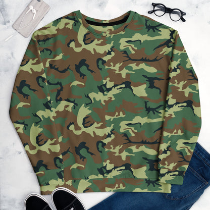 Chinese Type 99 Woodland CAMO Unisex Sweatshirt - Sweatshirts