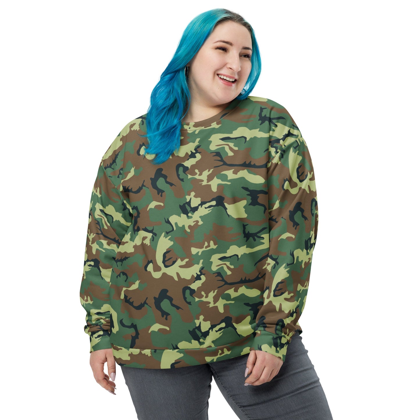 Chinese Type 99 Woodland CAMO Unisex Sweatshirt - Sweatshirts