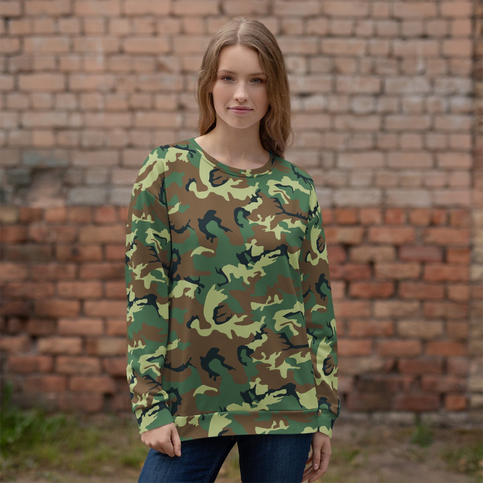 Chinese Type 99 Woodland CAMO Unisex Sweatshirt - Sweatshirts