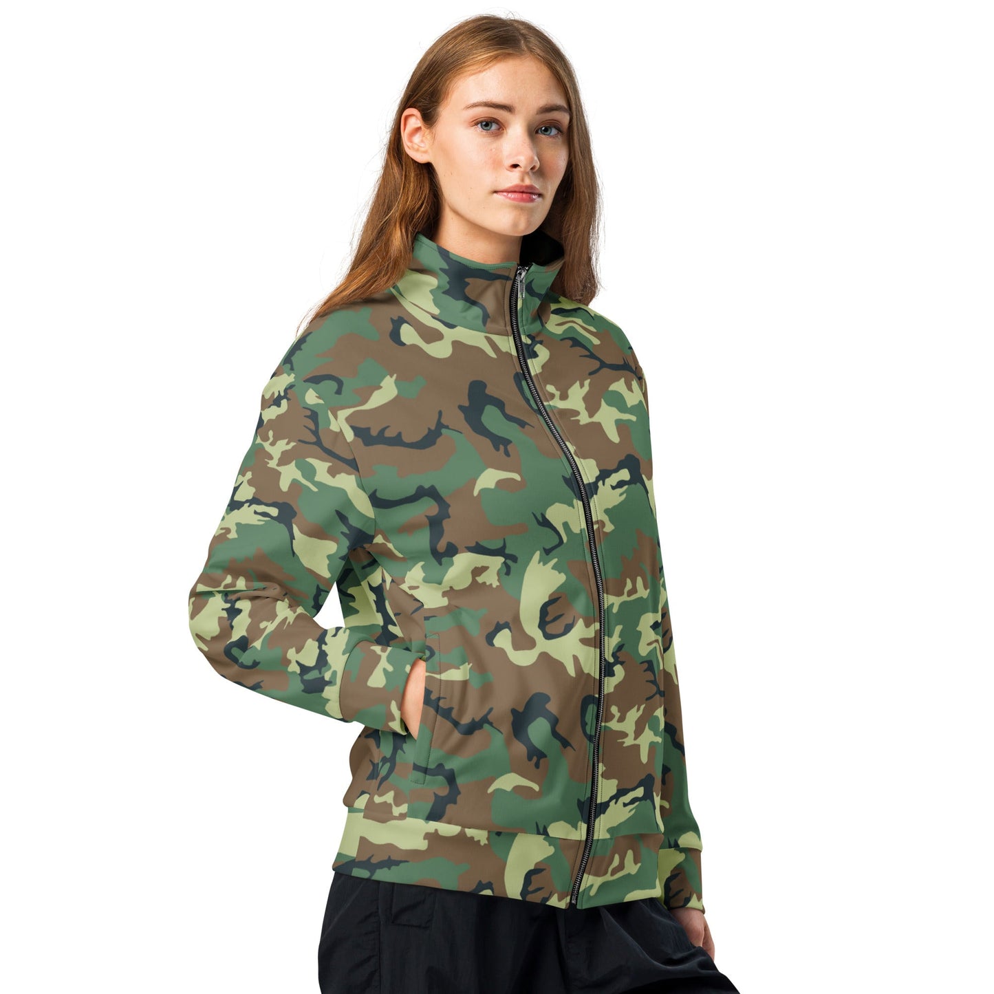 Chinese Type 99 Woodland CAMO Unisex track jacket - Track Jackets