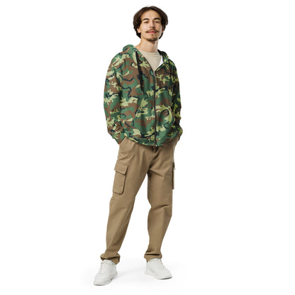 Chinese Type 99 Woodland CAMO Unisex Zip Hoodie