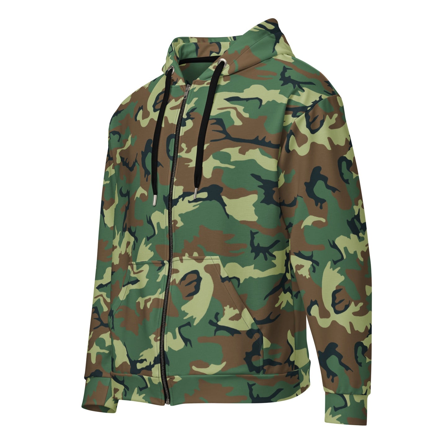 Chinese Type 99 Woodland CAMO Unisex Zip Hoodie