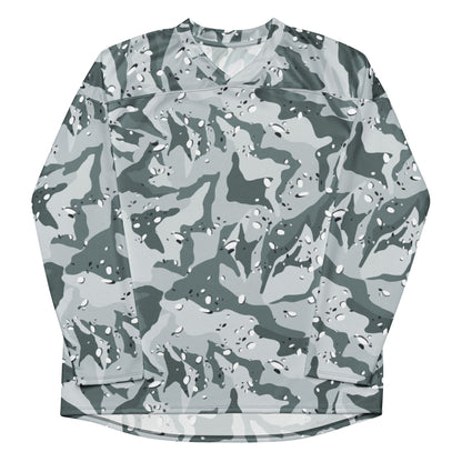 Chocolate Chip Arctic CAMO hockey fan jersey - Hockey Jerseys
