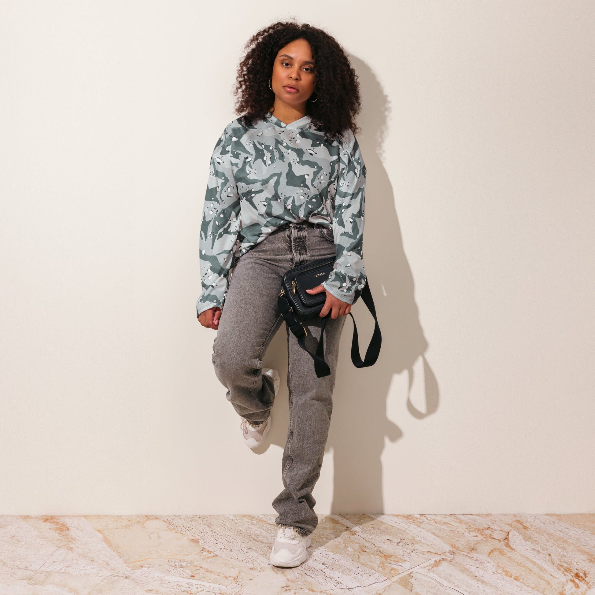 Chocolate Chip Arctic CAMO hockey fan jersey - Hockey Jerseys