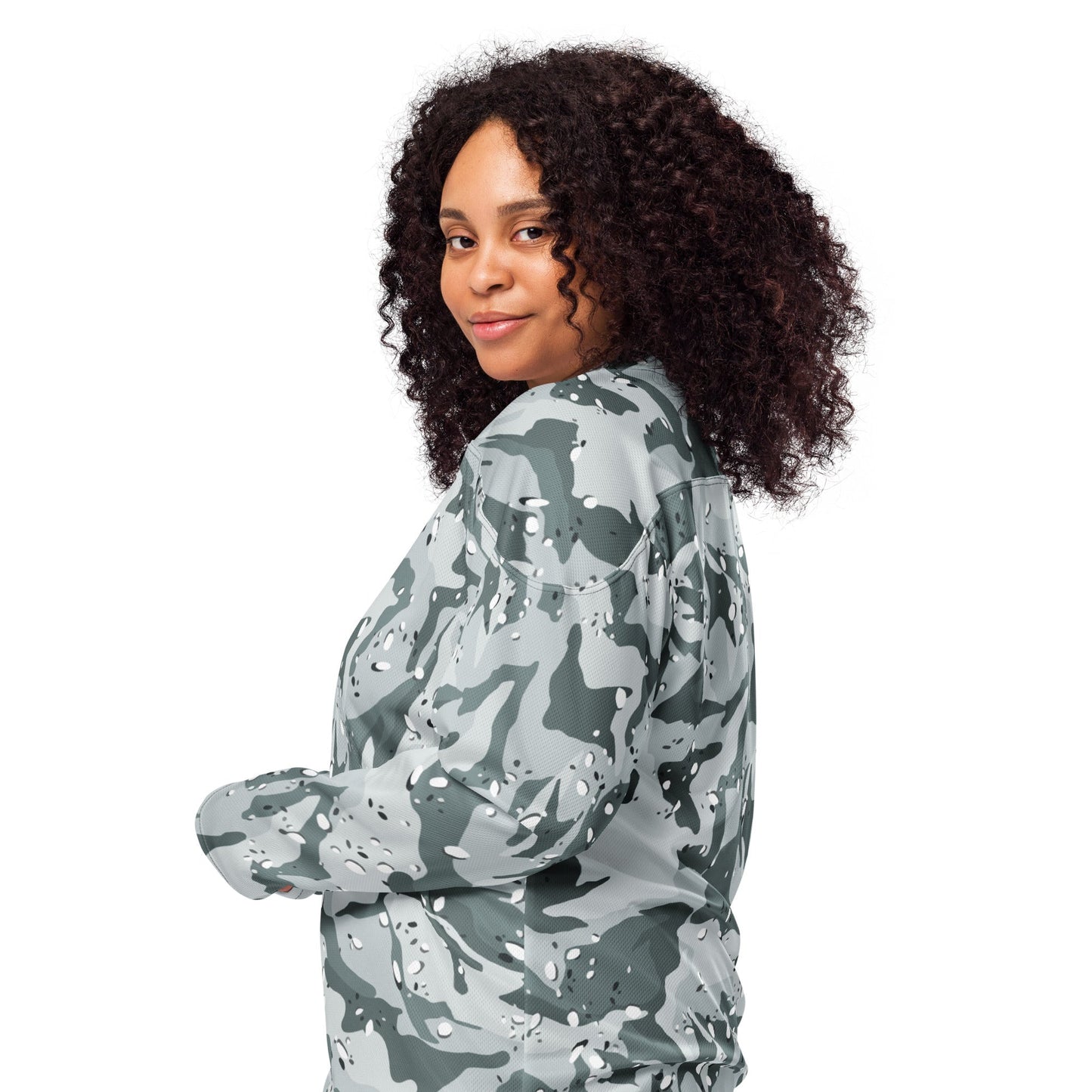 Chocolate Chip Arctic CAMO hockey fan jersey - Hockey Jerseys