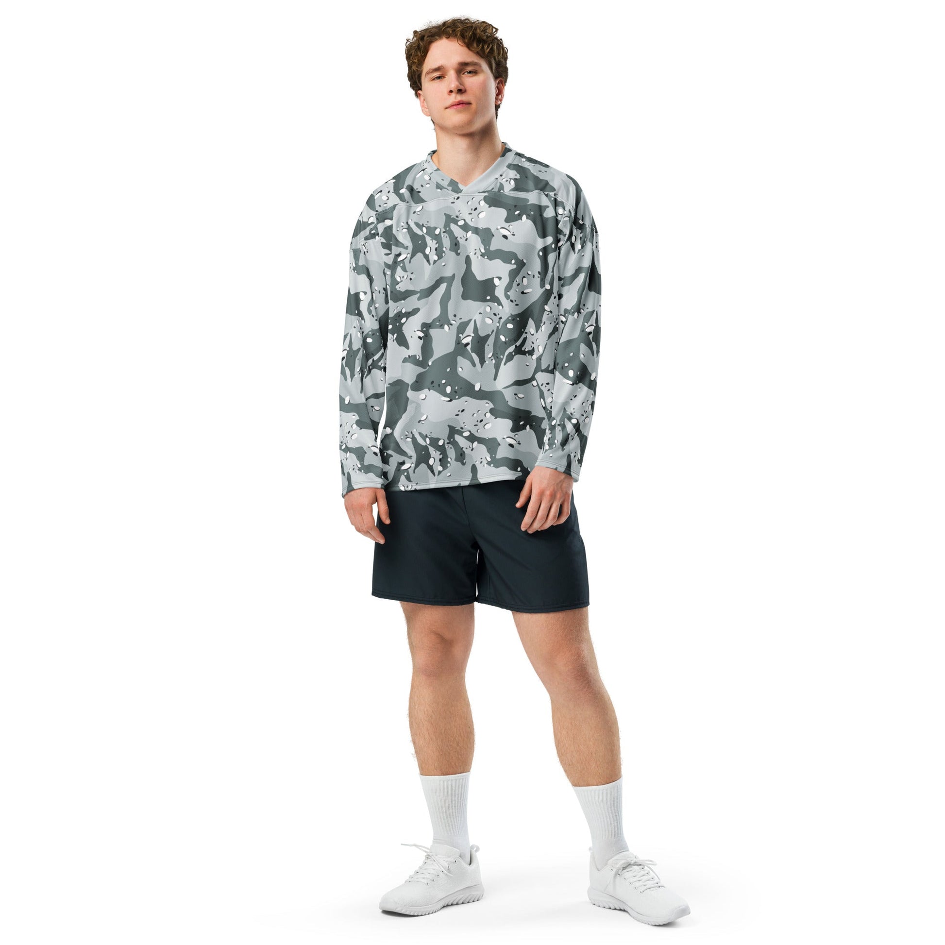Chocolate Chip Arctic CAMO hockey fan jersey - Hockey Jerseys