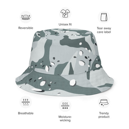 Chocolate Chip Arctic CAMO Reversible bucket hat - Bucket Hats