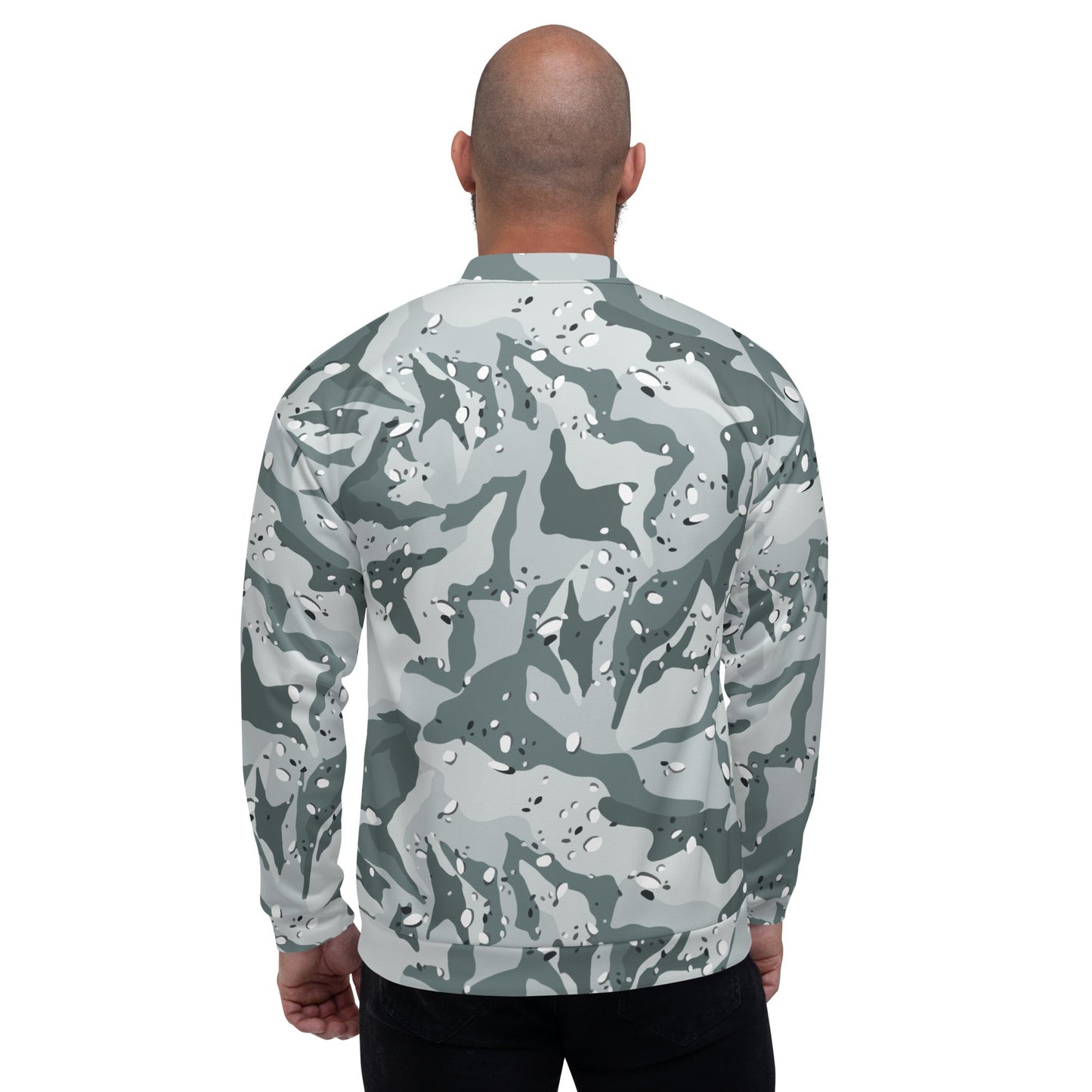 Chocolate Chip Arctic CAMO Unisex Bomber Jacket - Jackets