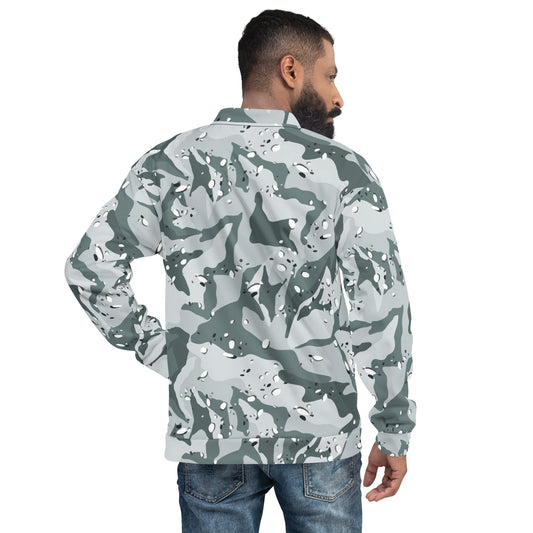 Chocolate Chip Arctic CAMO Unisex Bomber Jacket - Jackets