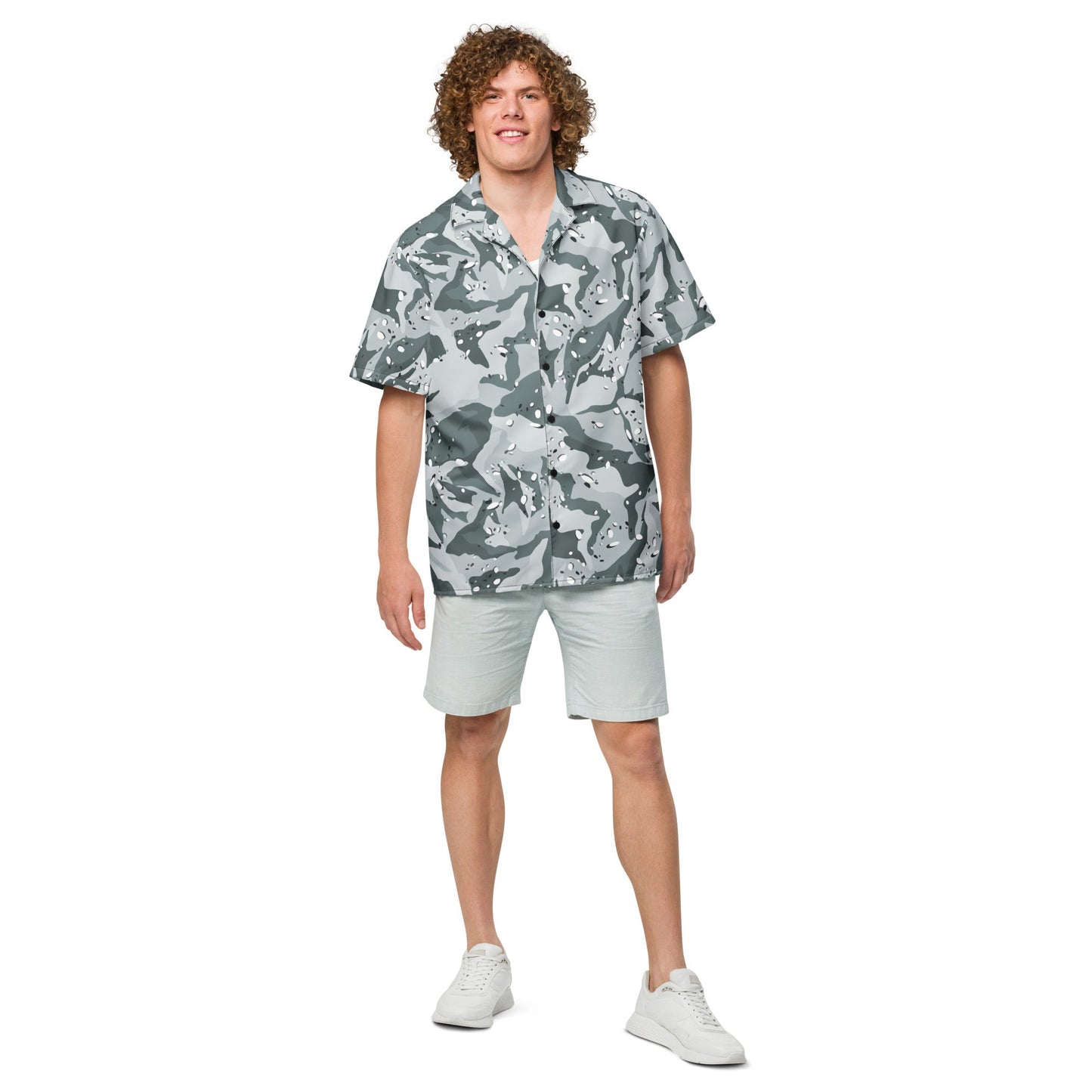 Chocolate Chip Arctic CAMO Unisex button shirt - Button Shirts