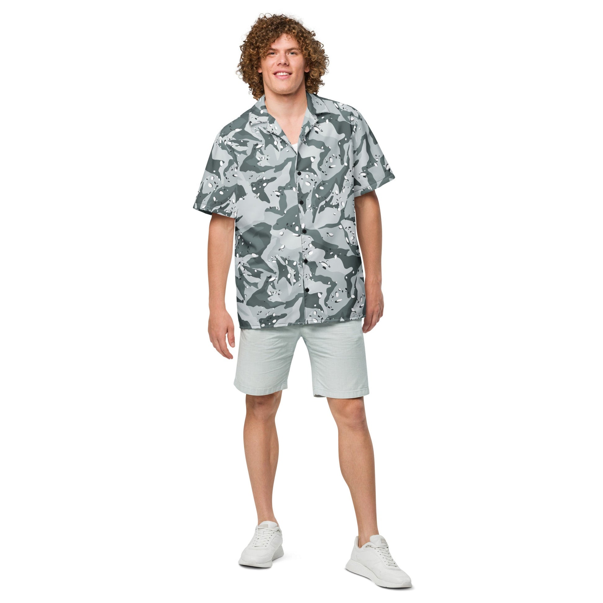 Chocolate Chip Arctic CAMO Unisex button shirt - Button Shirts