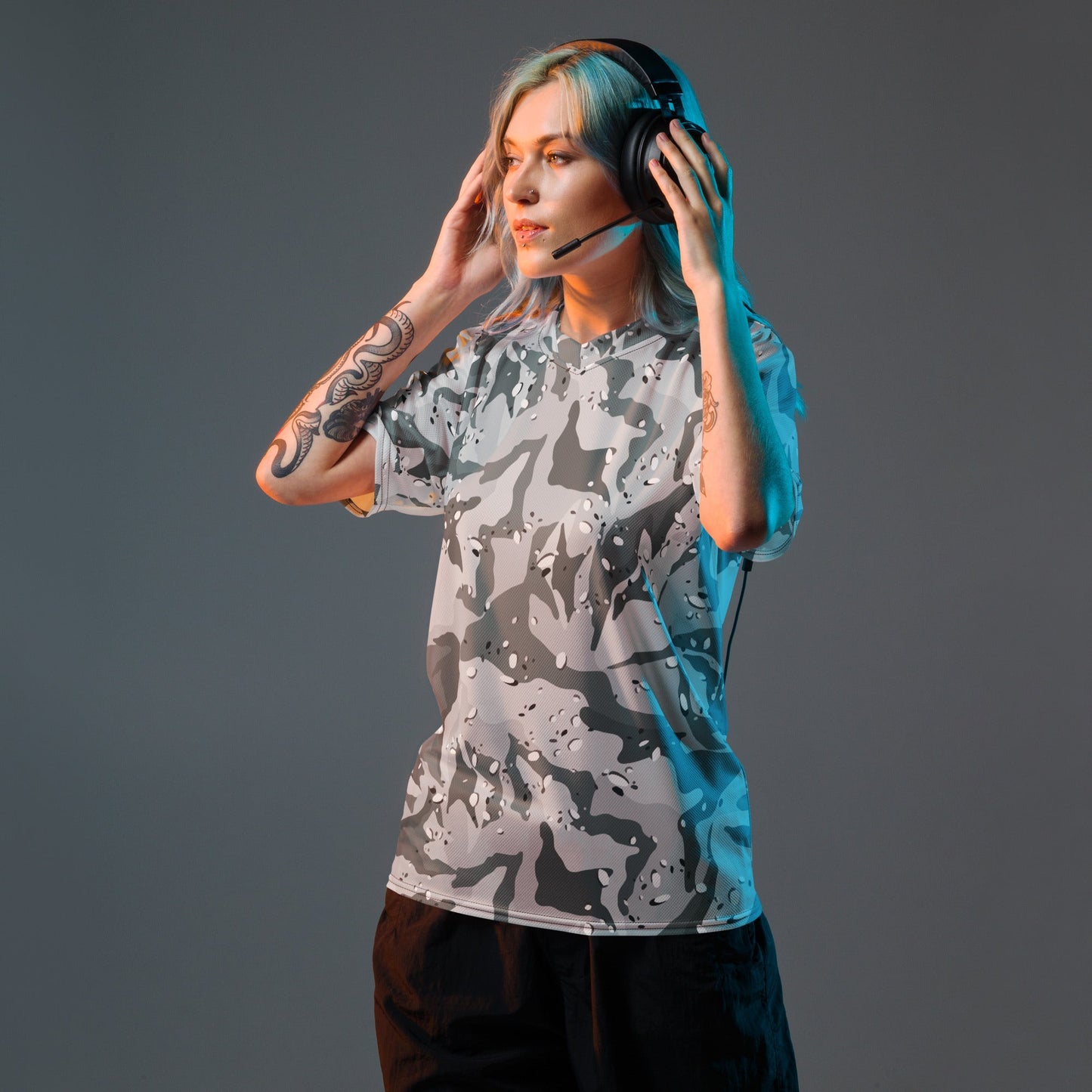 Chocolate Chip Arctic CAMO unisex sports jersey - Sports Jerseys