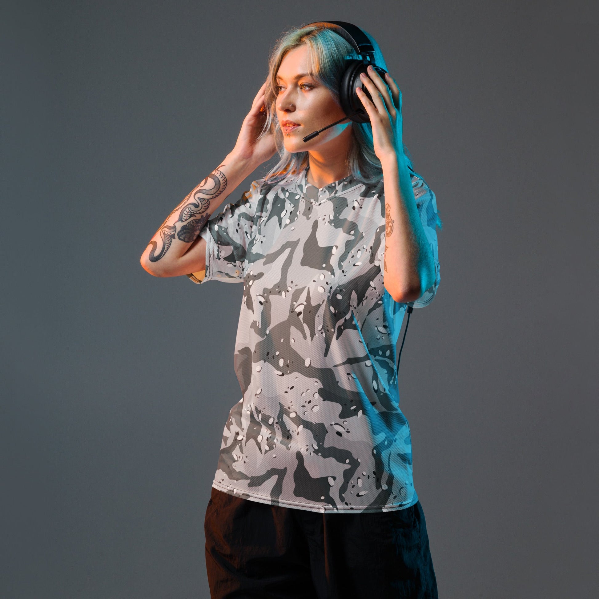 Chocolate Chip Arctic CAMO unisex sports jersey - Sports Jerseys