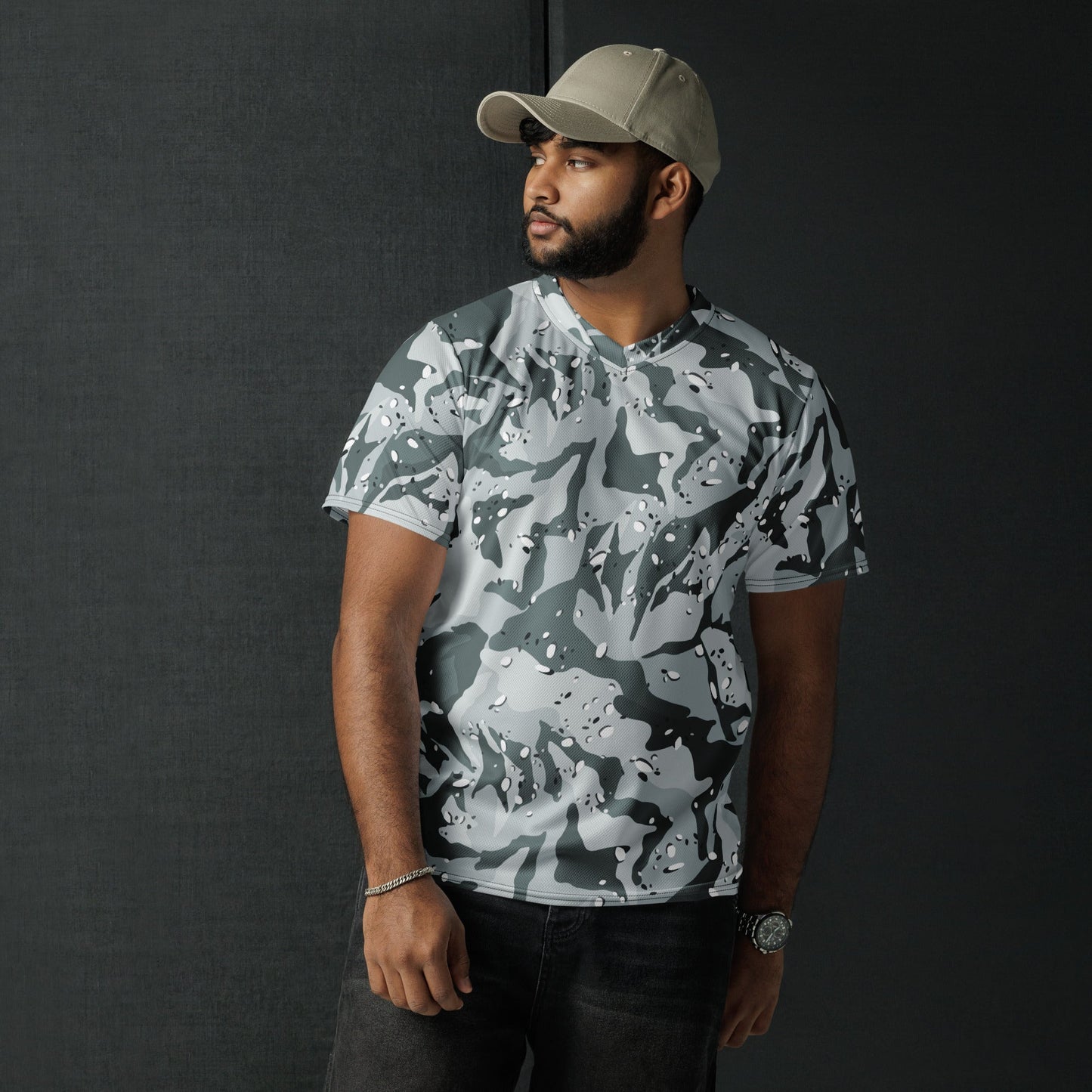 Chocolate Chip Arctic CAMO unisex sports jersey - Sports Jerseys