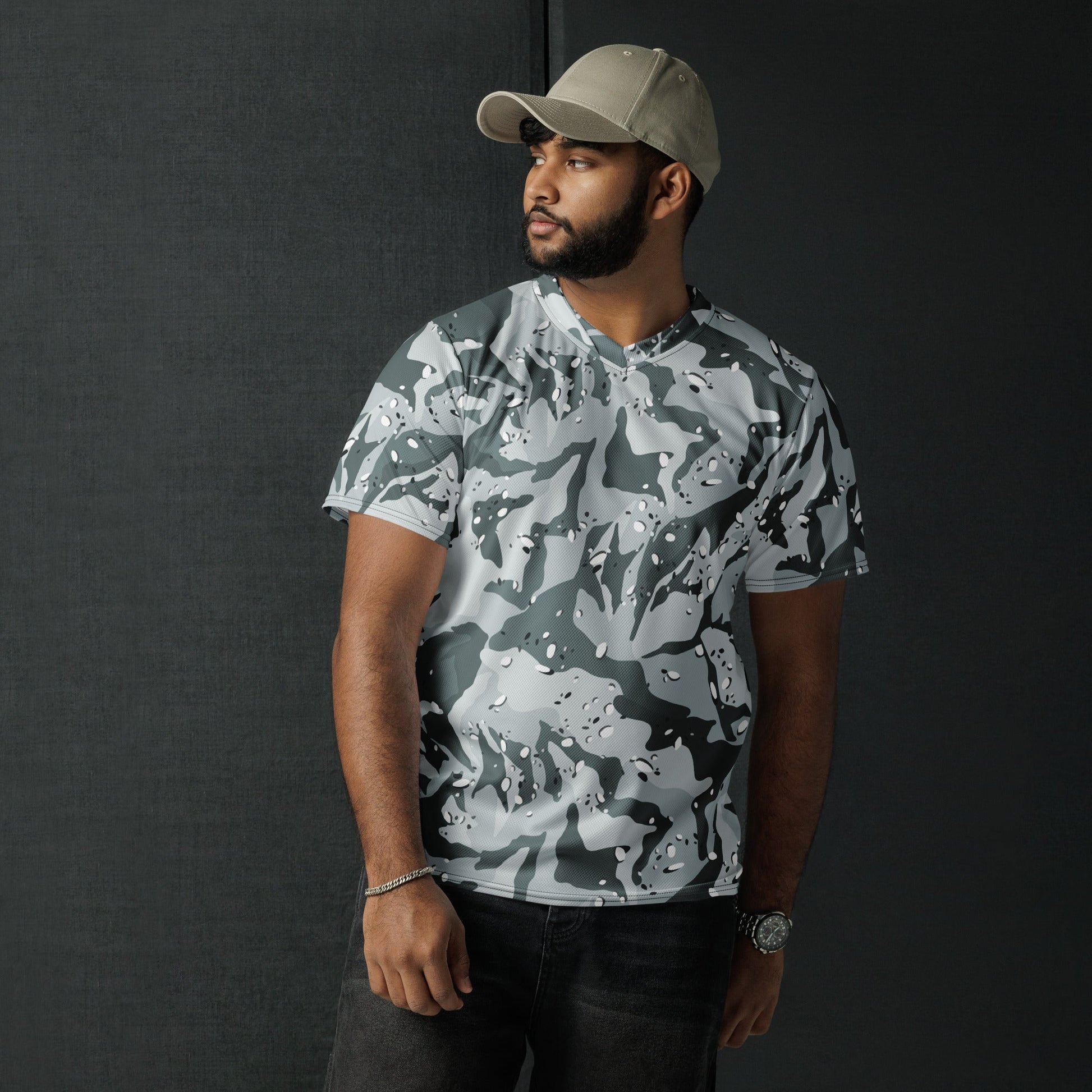 Chocolate Chip Arctic CAMO unisex sports jersey - Sports Jerseys