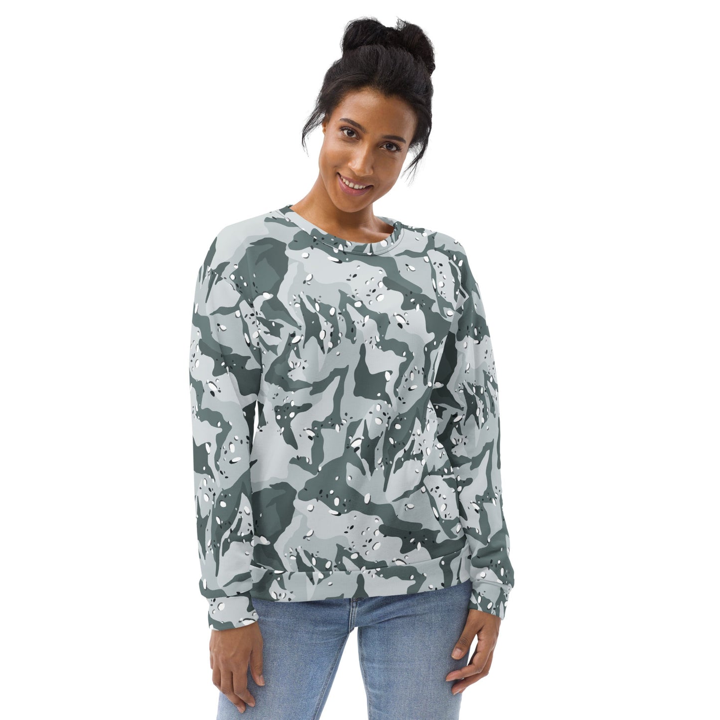 Chocolate Chip Arctic CAMO Unisex Sweatshirt - Sweatshirts