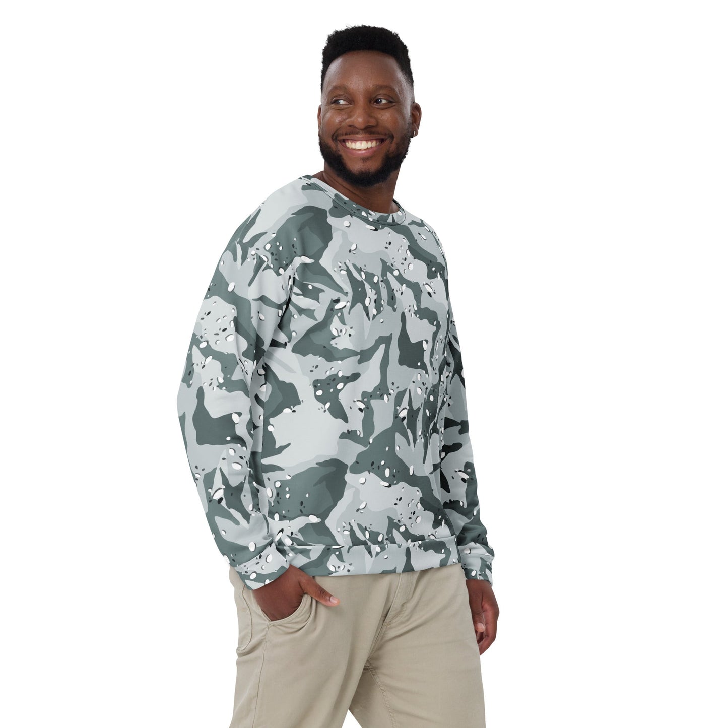 Chocolate Chip Arctic CAMO Unisex Sweatshirt - Sweatshirts