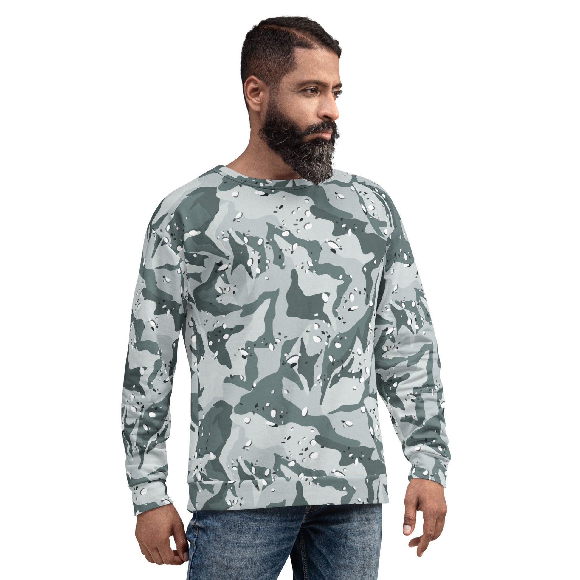 Chocolate Chip Arctic CAMO Unisex Sweatshirt - Sweatshirts