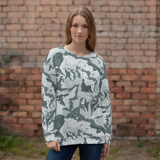 Chocolate Chip Arctic CAMO Unisex Sweatshirt - Sweatshirts