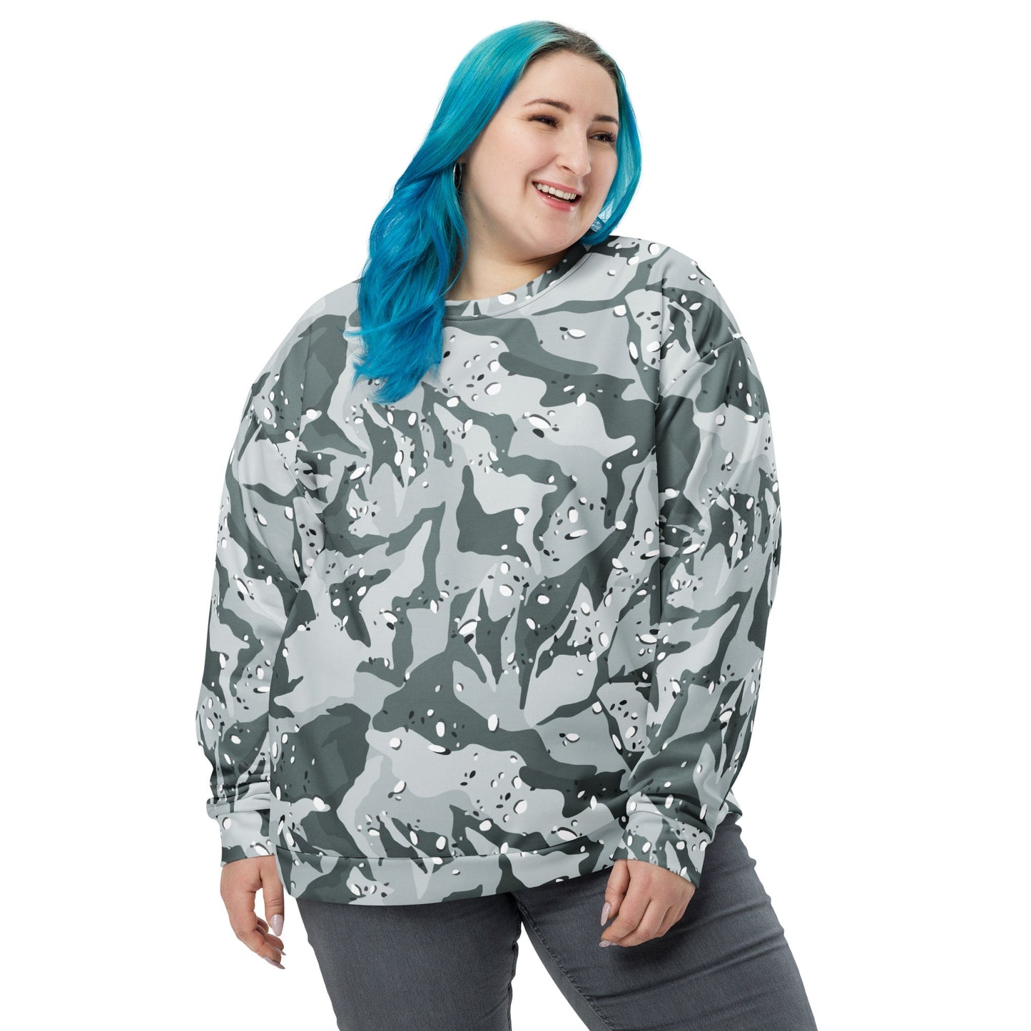 Chocolate Chip Arctic CAMO Unisex Sweatshirt - Sweatshirts