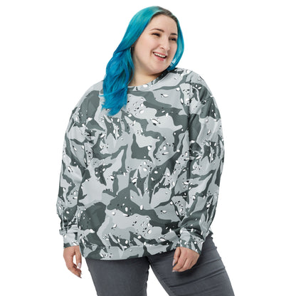 Chocolate Chip Arctic CAMO Unisex Sweatshirt - Sweatshirts