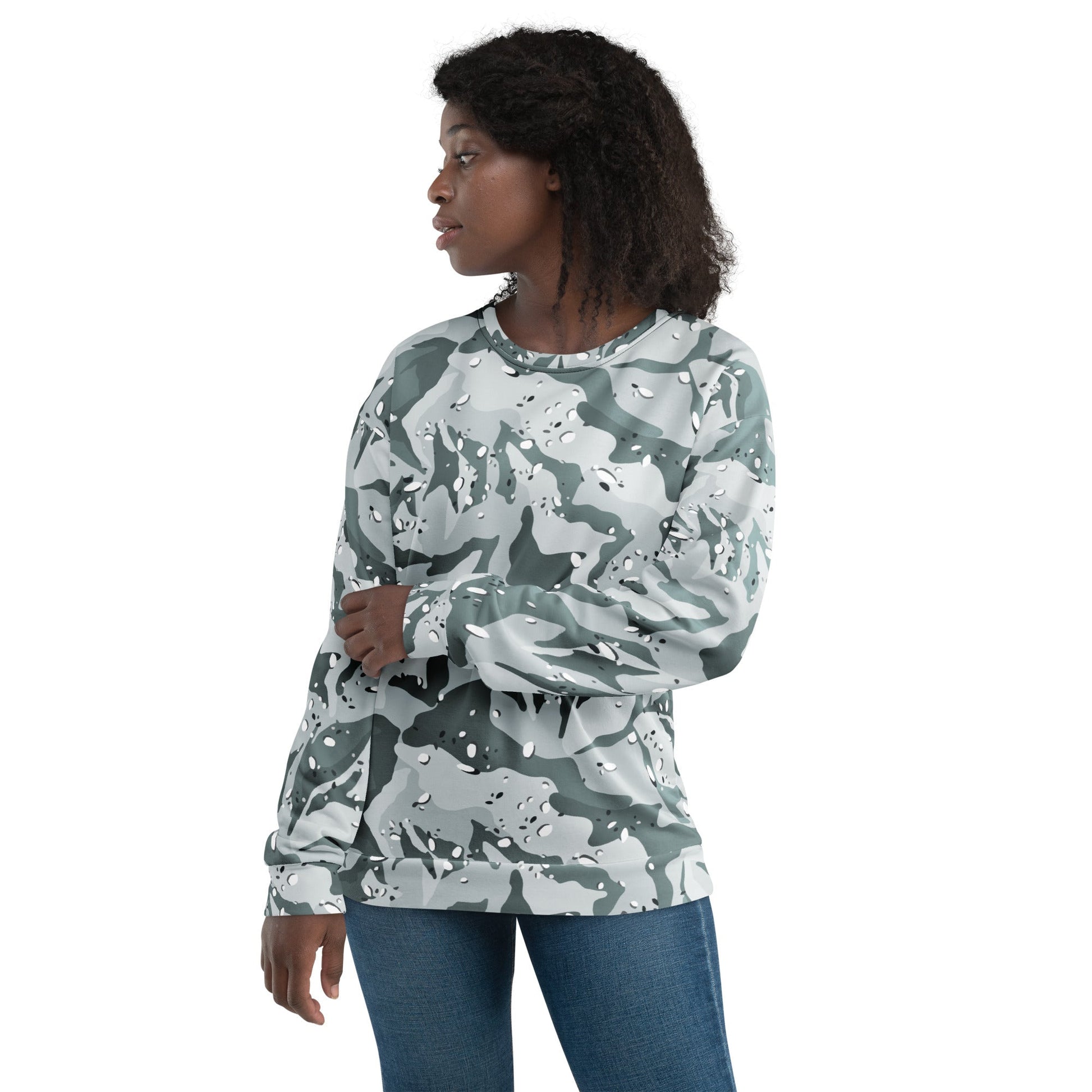 Chocolate Chip Arctic CAMO Unisex Sweatshirt - Sweatshirts