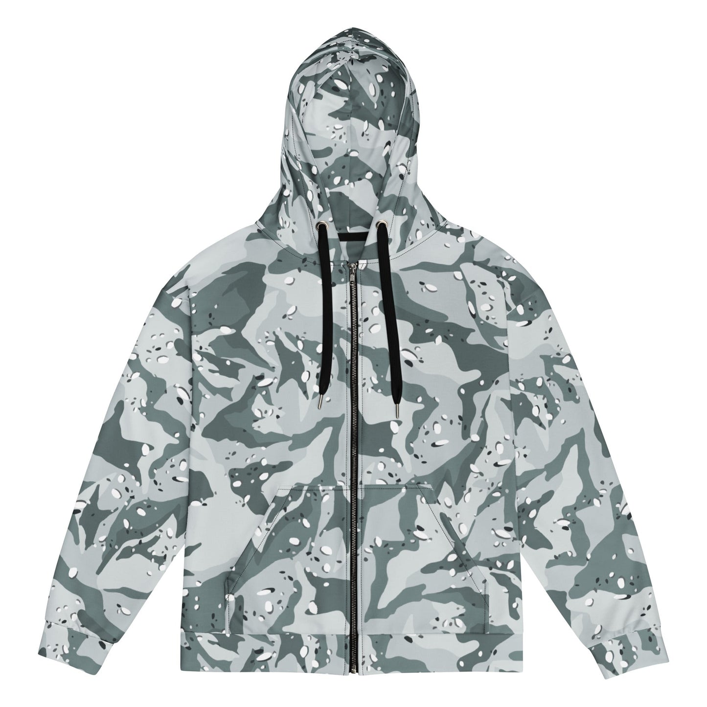 Chocolate Chip Arctic CAMO Unisex zip hoodie - 2XS - Zip Hoodies