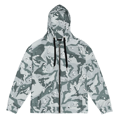 Chocolate Chip Arctic CAMO Unisex zip hoodie - 2XS - Zip Hoodies