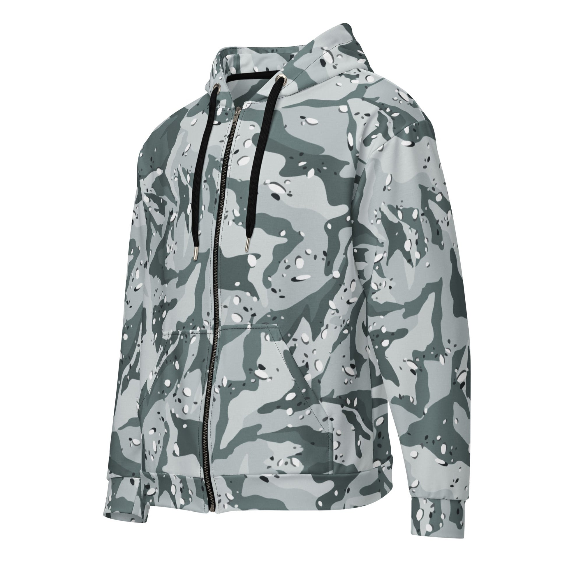 Chocolate Chip Arctic CAMO Unisex zip hoodie - Zip Hoodies