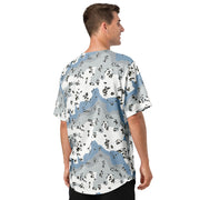 Chocolate Chip Polar Ice CAMO Unisex Baseball Jersey