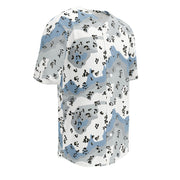 Chocolate Chip Polar Ice CAMO Unisex Baseball Jersey