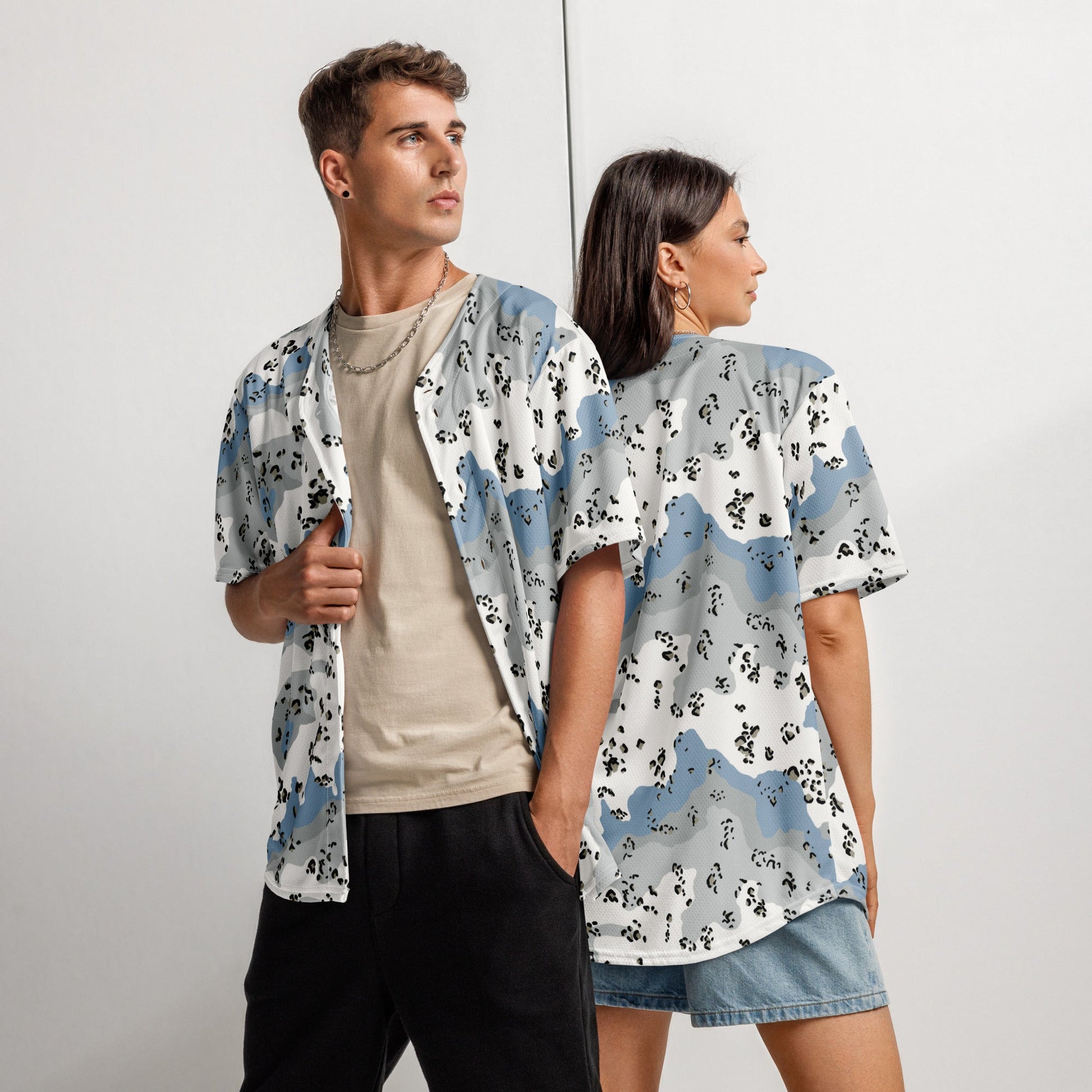 Chocolate Chip Polar Ice CAMO baseball jersey - 2XS - Baseball Jerseys