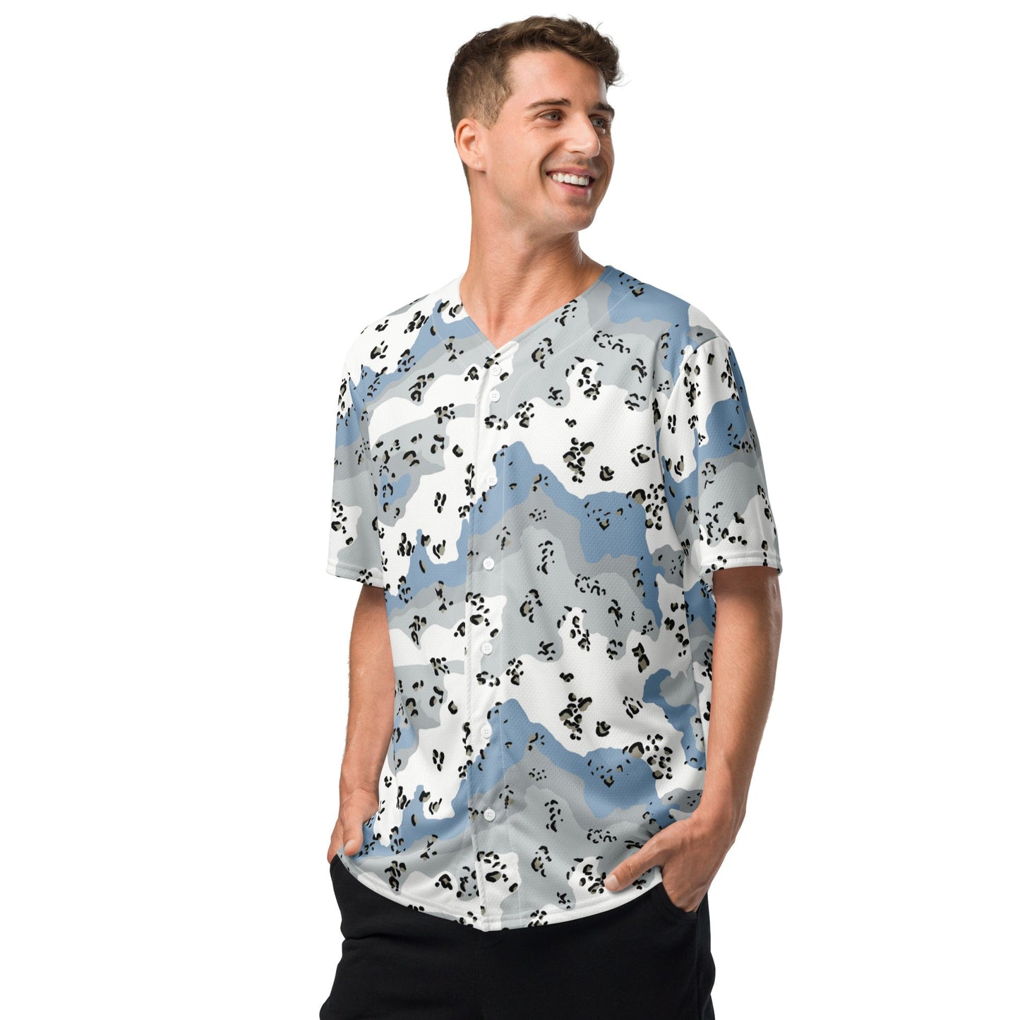 Chocolate Chip Polar Ice CAMO baseball jersey - Baseball Jerseys