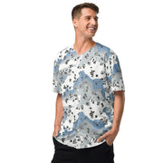 Chocolate Chip Polar Ice CAMO Unisex Baseball Jersey