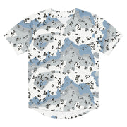 Chocolate Chip Polar Ice CAMO Unisex Baseball Jersey
