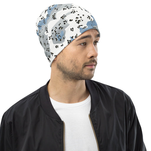 Chocolate Chip Polar Ice CAMO Beanie - Head
