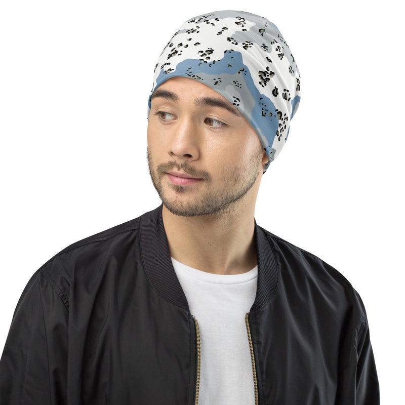 Chocolate Chip Polar Ice CAMO Beanie