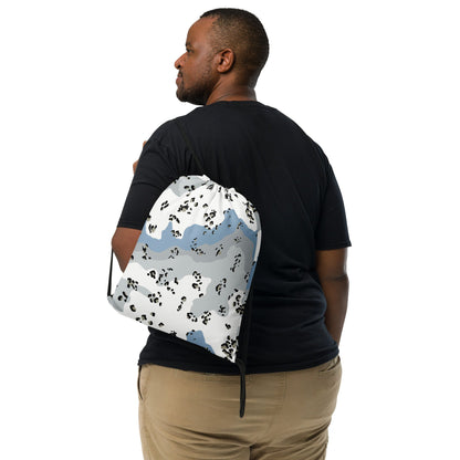Chocolate Chip Polar Ice CAMO Drawstring Bag - Bags