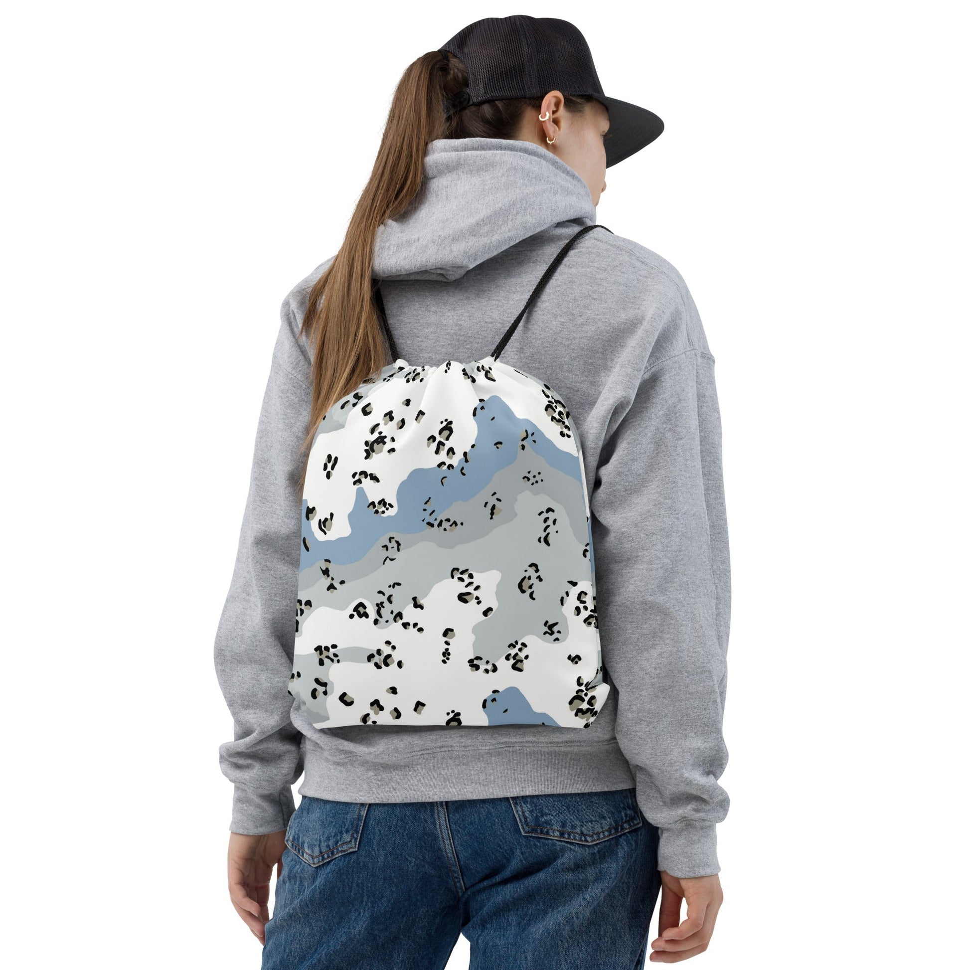Chocolate Chip Polar Ice CAMO Drawstring Bag - Bags