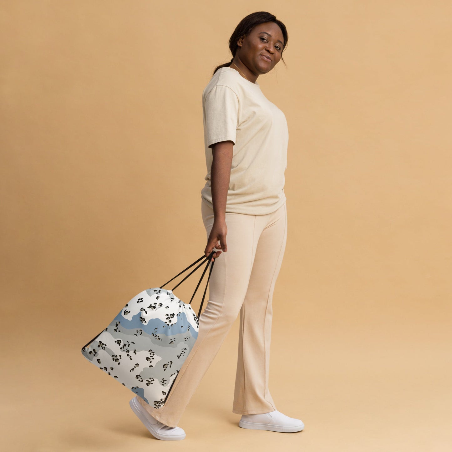 Chocolate Chip Polar Ice CAMO Drawstring Bag - Bags