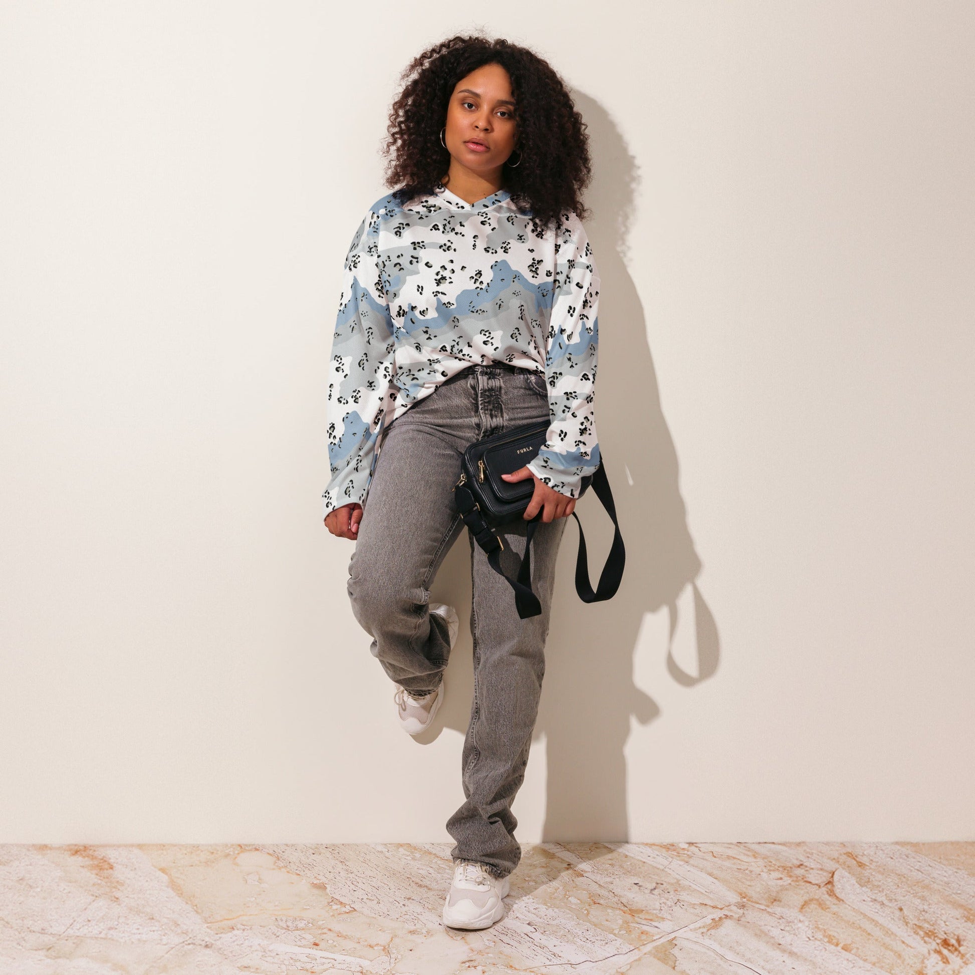 Chocolate Chip Polar Ice CAMO hockey fan jersey - Hockey Jerseys