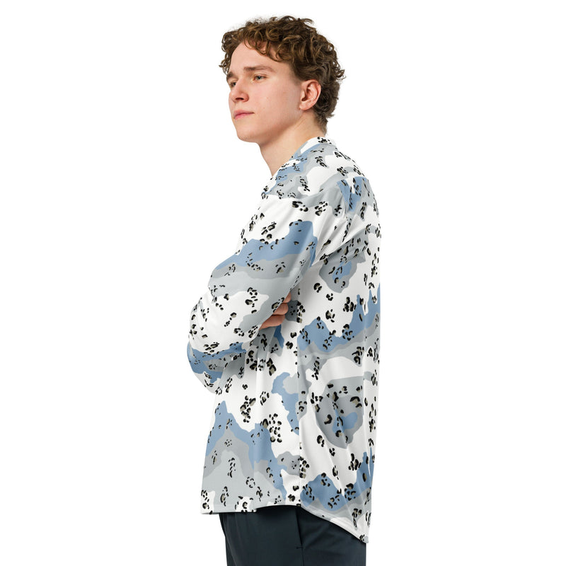 Chocolate Chip Polar Ice CAMO Unisex Hockey Fan Jersey - 2XS