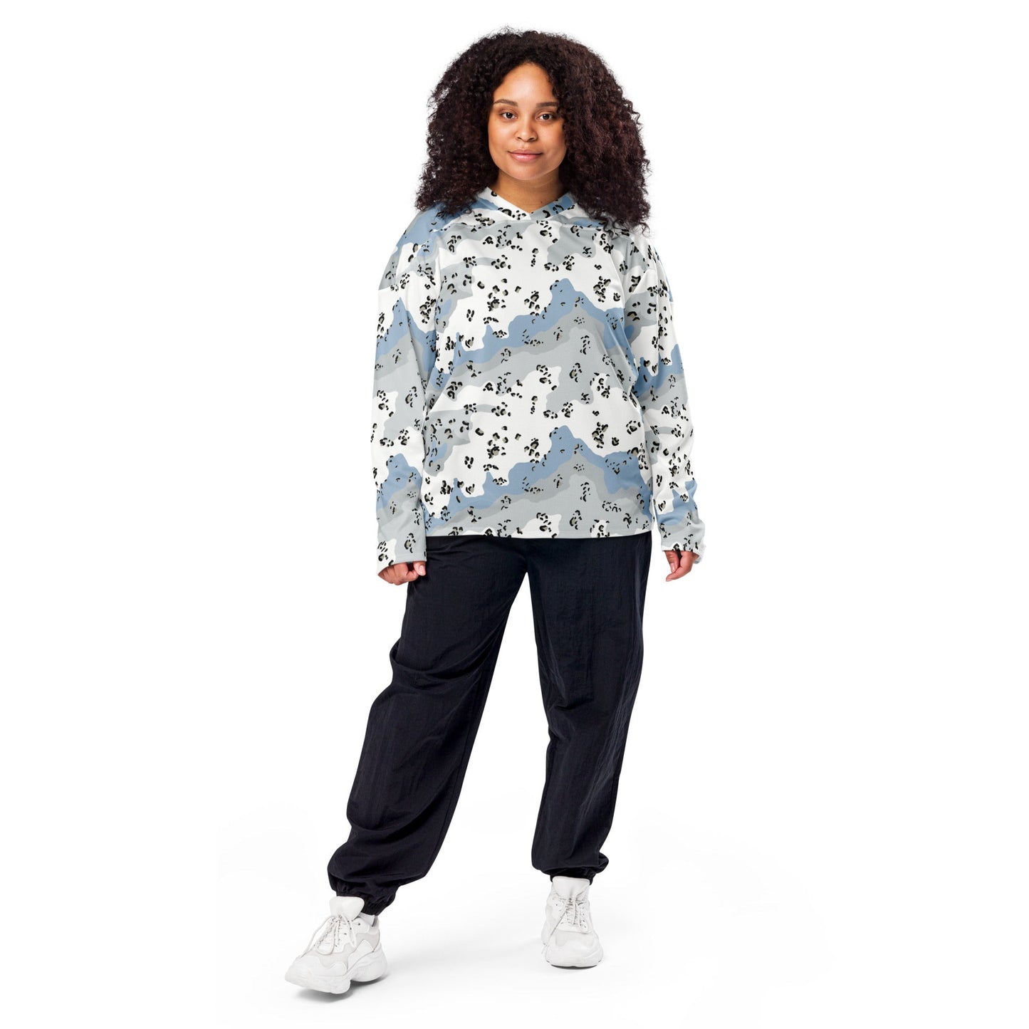 Chocolate Chip Polar Ice CAMO hockey fan jersey - Hockey Jerseys